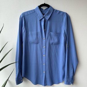 Ann taylor silk button down size XS